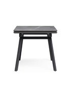 Стол кухонный керамический раздвижной «Норман», 1400(2000)×800×750 мм, цвет серый мрамор / черный - Фото 3