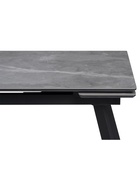 Стол кухонный керамический раздвижной «Норман», 1400(2000)×800×750 мм, цвет серый мрамор / черный - Фото 5