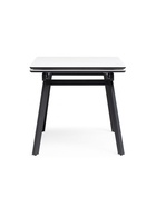 Стол кухонный керамический раздвижной «Норман», 1400(2000)×800×750 мм, цвет белый мрамор / черный  (артикул 10997933)  большой выбор товаров оптом и в розницу по низким ценам с доставкой