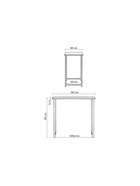 Барная стойка «Дилан Лофт», 1200×600×1100 мм, цвет дуб вотан 10997938