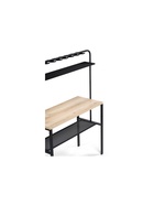 Стол барный «Нари», 1250×500×1680 мм, цвет делано/чёрный матовый 10997943