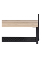 Стол барный «Нари», 1250×500×1680 мм, цвет делано/чёрный матовый 10997943