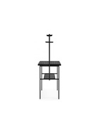 Стол барный «Сари», 1250×500×1680 мм, цвет графит/чёрный 10997944