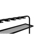 Стол барный «Сари», 1250×500×1680 мм, цвет графит/чёрный 10997944