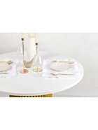 Стол кухонный «Барел 110», 1000×1000×750 мм, цвет белый/золото  (артикул 10997951)  большой выбор товаров оптом и в розницу по низким ценам с доставкой