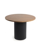 Стол кухонный «Барел 110», 1000×1000×750 мм, цвет орех кантри/чёрный  (артикул 10997952)  большой выбор товаров оптом и в розницу по низким ценам с доставкой