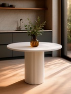 Стол кухонный «Барел 110», 1100×1100×750 мм, цвет белый  (артикул 10997954)  большой выбор товаров оптом и в розницу по низким ценам с доставкой