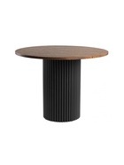 Стол кухонный «Барел 110», 1100×1100×750 мм, цвет орех кантри/чёрный  (артикул 10997956)  большой выбор товаров оптом и в розницу по низким ценам с доставкой