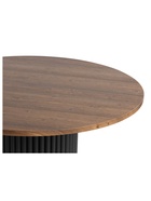 Стол кухонный «Барел 110», 1100×1100×750 мм, цвет орех кантри/чёрный  (артикул 10997956)  большой выбор товаров оптом и в розницу по низким ценам с доставкой