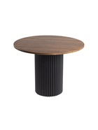 Стол кухонный «Барел 110», 1100×1100×750 мм, цвет орех кантри/чёрный  (артикул 10997956)  большой выбор товаров оптом и в розницу по низким ценам с доставкой