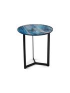 Столик журнальный «Роб», 450×450×500 мм, цвет лазурит / черный - фото 121986552