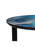 Столик журнальный «Роб», 450×450×500 мм, цвет лазурит / черный - фото 121986562