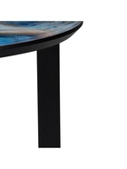 Столик журнальный «Роб», 450×450×500 мм, цвет лазурит / черный - фото 121986563