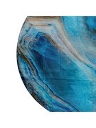 Столик журнальный «Роб», 450×450×500 мм, цвет лазурит / черный - фото 121986565