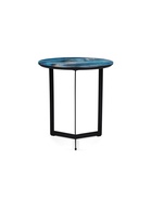 Столик журнальный «Роб», 450×450×500 мм, цвет лазурит / черный - фото 121986557