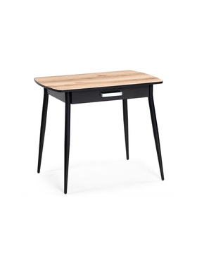 Стол Вики 90х60х77 делано / черный