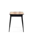 Стол Вики 90х60х77 делано / черный  (артикул 10997959)  большой выбор товаров оптом и в розницу по низким ценам с доставкой