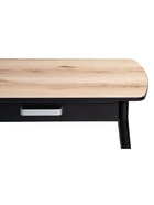 Стол Вики 90х60х77 делано / черный  (артикул 10997959)  большой выбор товаров оптом и в розницу по низким ценам с доставкой