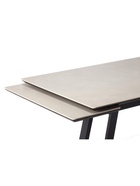 Стол кухонный керамический раздвижной «Памелла», 1200(1800)×800×750 мм, цвет светло-серый / черный - Фото 12