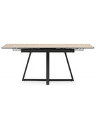 Стол кухонный керамический раздвижной «Памелла», 1200(1800)×800×750 мм, цвет бежевый / черный - Фото 4