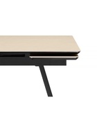 Стол кухонный керамический раздвижной «Памелла», 1200(1800)×800×750 мм, цвет бежевый / черный - Фото 5