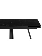 Стол кухонный керамический раздвижной «Памелла», 1200(1800)×800×750 мм, цвет черный мрамор / черный - Фото 12