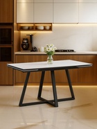 Стол кухонный керамический раздвижной «Памелла», 1200(1800)×800×750 мм, цвет черный  (артикул 10997964)  большой выбор товаров оптом и в розницу по низким ценам с доставкой