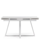 Стол кухонный керамический раздвижной «Памелла», 1400(2000)×800×750 мм, цвет белый мрамор / белый - Фото 10