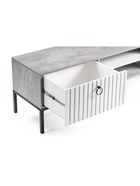 Тумба под ТВ Tulip, 1800×440×530 мм, цвет метрополитан серый  (артикул 10997966)  большой выбор товаров оптом и в розницу по низким ценам с доставкой