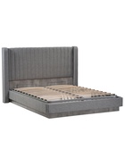 Кровать двуспальная Tulip, с подъёмным механизмом, 1900×2000 мм, цвет метрополитан грей / белая матовая - Фото 3