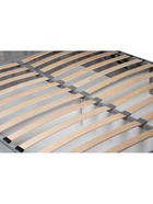 Кровать двуспальная Tulip с ПМ 160х200 метрополитан грей / белая матовая - Фото 8