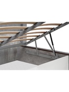 Кровать двуспальная Tulip, с подъёмным механизмом, 1900×2000 мм, цвет метрополитан грей / белая матовая - Фото 10