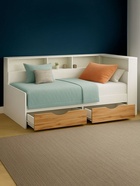 Тахта «Амер», 1900×800 мм, цвет белый/дуб вотан - фото 122244880