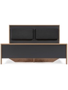 Кровать двуспальная Тхан 180х200 дуб крафт золотой / антрацит - Фото 13