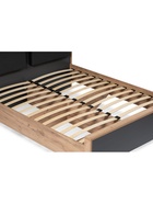 Кровать двуспальная Тхан 180х200 дуб крафт золотой / антрацит - Фото 17