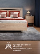 Кровать двуспальная Магантия 160х200 с ПМ парящая дуб баррик - Фото 6