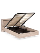 Кровать двуспальная Магантия 160х200 с ПМ парящая дуб баррик - Фото 8