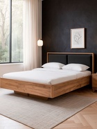 Кровать двуспальная «Клауд», 1600×2000 мм, парящая, цвет дуб крафт золотой / антрацит - Фото 19