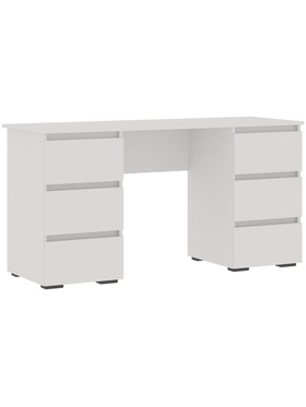 Письменный стол Элла ПС 02 белый / белый