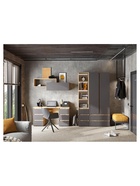 Стол письменный «Элла ПС 02», 500×1420×730 мм, цвет серый графит / дуб крафт золото - Фото 4