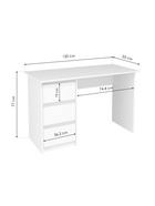 Стол письменный «Идена СТП06-1200», 550×1200×770 мм, цвет белый - фото 121986586