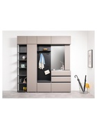 Шкаф – пенал «Сейдиль 16.313», 420×413×2052 мм, цвет антрацит/веллюто капучино - фото 122244914