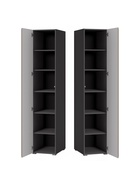 Шкаф – пенал «Сейдиль 16.313», 420×413×2052 мм, цвет антрацит/веллюто капучино - фото 122244916