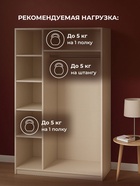 Шкаф трёхстворчатый «Даиго», 1201×506×2216 мм, цвет меланж - фото 122244944