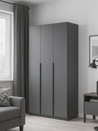 Шкаф трёхстворчатый «Даиго», 1201×506×2216 мм, цвет графит серый - фото 122244995