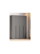 Шкаф четырёхстворчатый «Даиго», 1601×506×2216 мм, цвет графит серый - фото 122245011