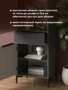 Шкаф – пенал «Иадама», 550×403×1960 мм, цвет графит/графит софт - фото 122245029