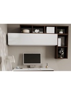 Шкаф навесной «Модена», 1432×260×350 мм, цвет белый  (артикул 10998012)  большой выбор товаров оптом и в розницу по низким ценам с доставкой