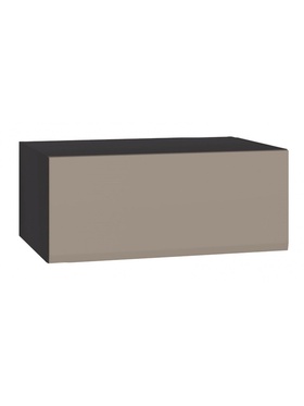 Шкаф навесной «Сейдиль 16.314.02», 840×412×348 мм, цвет антрацит/веллюто капучино