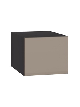 Шкаф навесной «Сейдиль 16.314.03», 420×573×348 мм, цвет антрацит/веллюто капучино